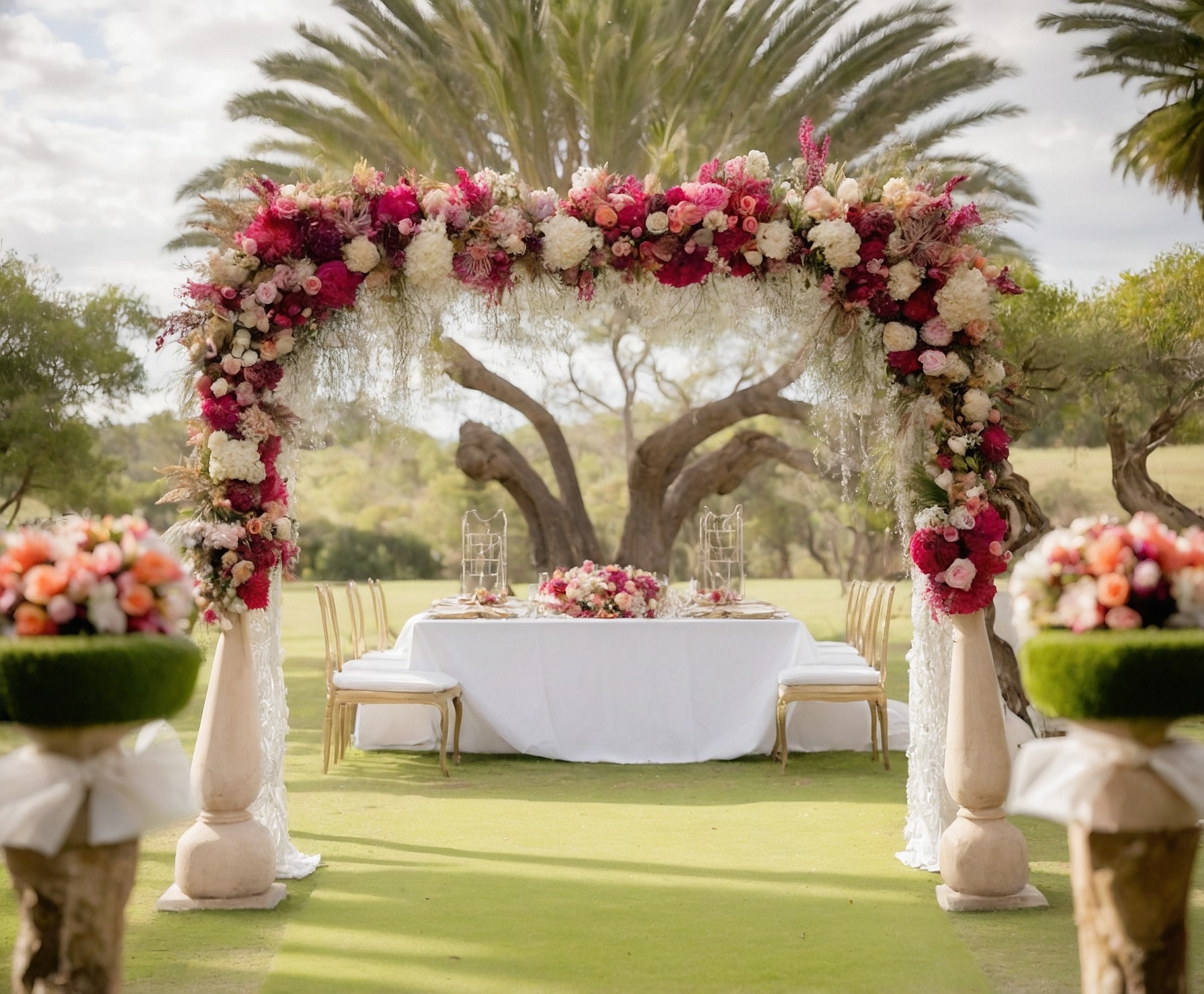 Imagen de una boda elegante y tradicional.